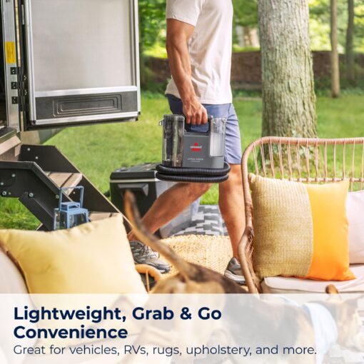 BISSELL® Little Green® Cordless Portable Deep Cleaner with 25V Lithium-Ion Battery & Battery-Boost Technology, 3682 - Image 5