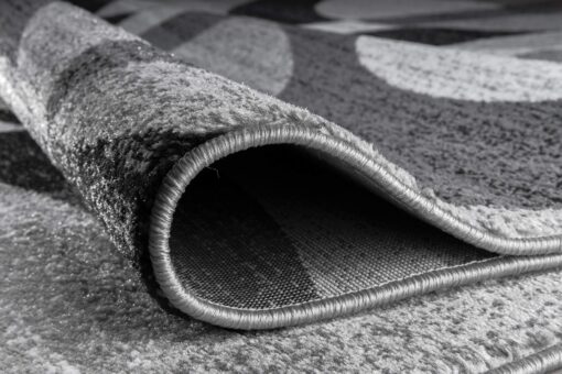 Rugshop Contemporary Abstract Circles Perfect for high Traffic Areas of Your Living Room,Bedroom,Home Office,Kitchen Area Rug 7'10" x 10'2" Gray - Image 4