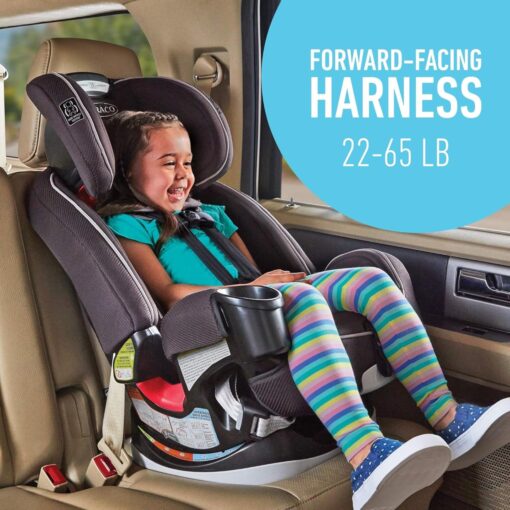 Graco Grows4Me 4-in-1 Car Seat, Convertible Infant to Toddler Car Seat and Booster, West Point Design, for 10 Years of Safe, Comfortable Journeys - Image 6