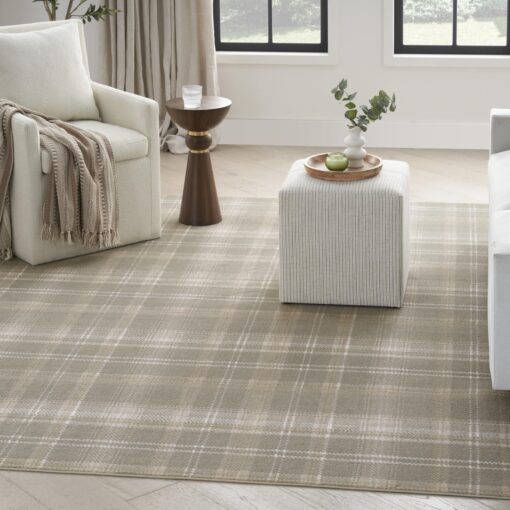 Nourison Grafix Olive 8'6" x 12' Area Rug Easy Clean, Non Shedding, Bed Room, Living Room, Dining Room, Kitchen (9' x 12')