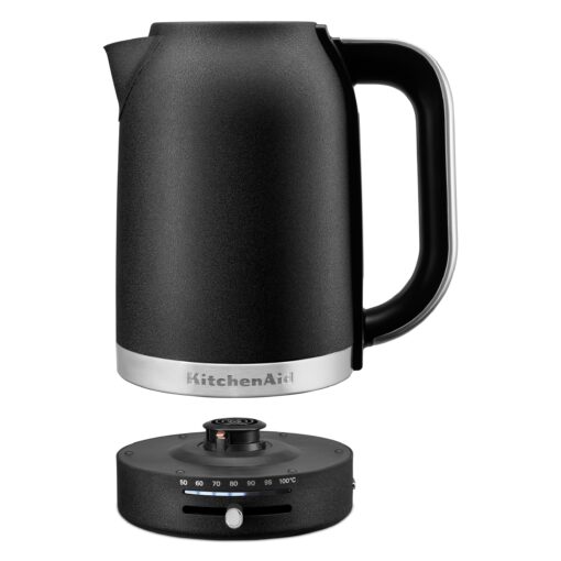 KitchenAid 1.7L Electric Kettle w/Temp Control KEK1701, Cast Iron Black - Image 2