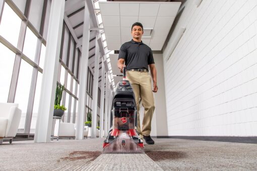 Hoover Commercial PowerScrub XL Spot Extractor, Carpet Cleaner Machine, Upright Shampooer, Commercial Grade Stain Remover, Powerful Deep Cleaner with Heated Drying, CH68000V, Black - Image 4