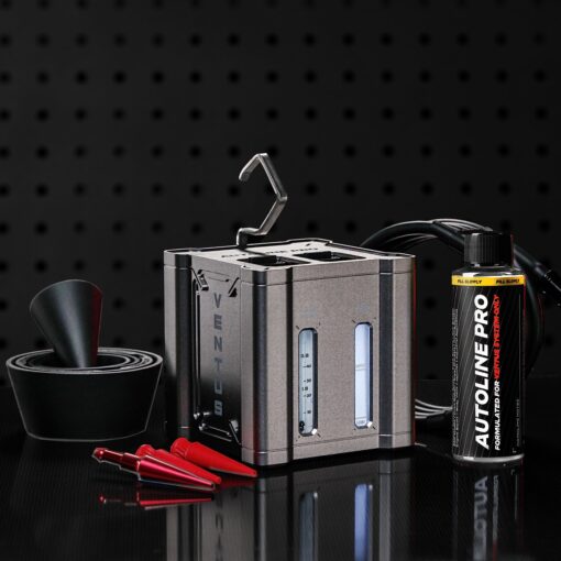 AutoLine Pro Automotive Ventus Smoke Machine Leak Tester EVAP Vacuum - World's #1 Self-Powered Li-Ion Battery Unit - OEM Odorless Fulid Lasts 500 Tests - Built-in Air Compressor - Cone Cap Plugs - Image 2