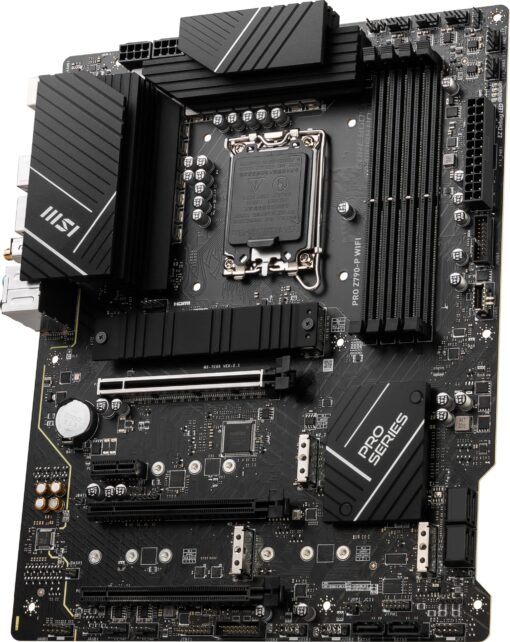 MSI PRO Z790-P WiFi ProSeries Motherboard (Supports 12th/13th/14th Gen Intel Processors, LGA 1700, DDR5, PCIe 5.0, M.2, 2.5Gbps LAN, USB 3.2 Gen2, HDMI/DP, Wi-Fi 6E, Bluetooth 5.3, ATX) - Image 6
