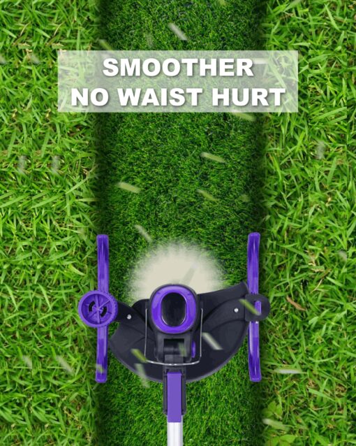 YardEz Cordless Weed Wacker - 5.2lbs Lightweight, 100 Min Runtime, Edger/Mower in 1 with Nylon/Steel/Saw Blades for Yard Care (4.0Ah Battery and Charger Included) - Image 4