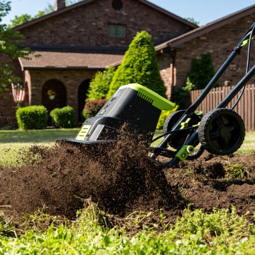 Earthwise Power Tools by ALM TC70125EW Tiller, 16-Inch, 12.5-Amp, Black - Image 2