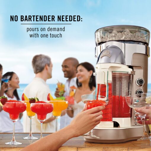 Margaritaville Bali Frozen Concoction Maker with Self-Dispensing Lever, Automated Drink Mixer for Smoothies, Margaritas, Daiquiris, and Colada, 60 oz. Jar, Gray - Image 4