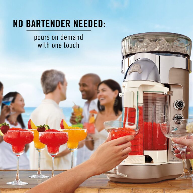 Margaritaville Bali Frozen Concoction Maker with Self-Dispensing Lever, Automated Drink Mixer for Smoothies, Margaritas, Daiquiris, and Colada, 60 oz. Jar, Gray - Image 4