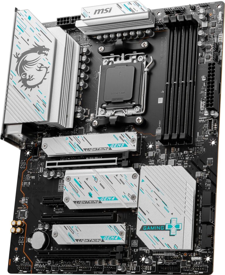 MSI X670E GAMING PLUS WIFI Gaming Motherboard (AMD Ryzen 9000/8000/7000 Series Processors, AM5, DDR5, PCIe 5.0, SATA 6Gb/s, M.2 slots, USB 3.2 Gen 2, Wi-Fi 6E, Bluetooth 5.3, 2.5Gbps LAN, HDMI/DP,ATX) - Image 6