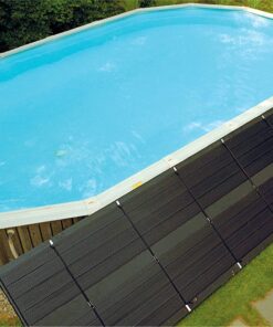 SunHeater Aboveground Pool Heating System, Includes Two 2’ x 20’ Panels (80 sq. ft.) – Solar Heater Made of Durable Polypropylene, Raises Temperature Up to 15°F – S421P, Black