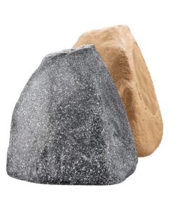 OSD 8" Grey Outdoor Rock Speaker 200W Weather Resistant Passive Stereo Pair RX805