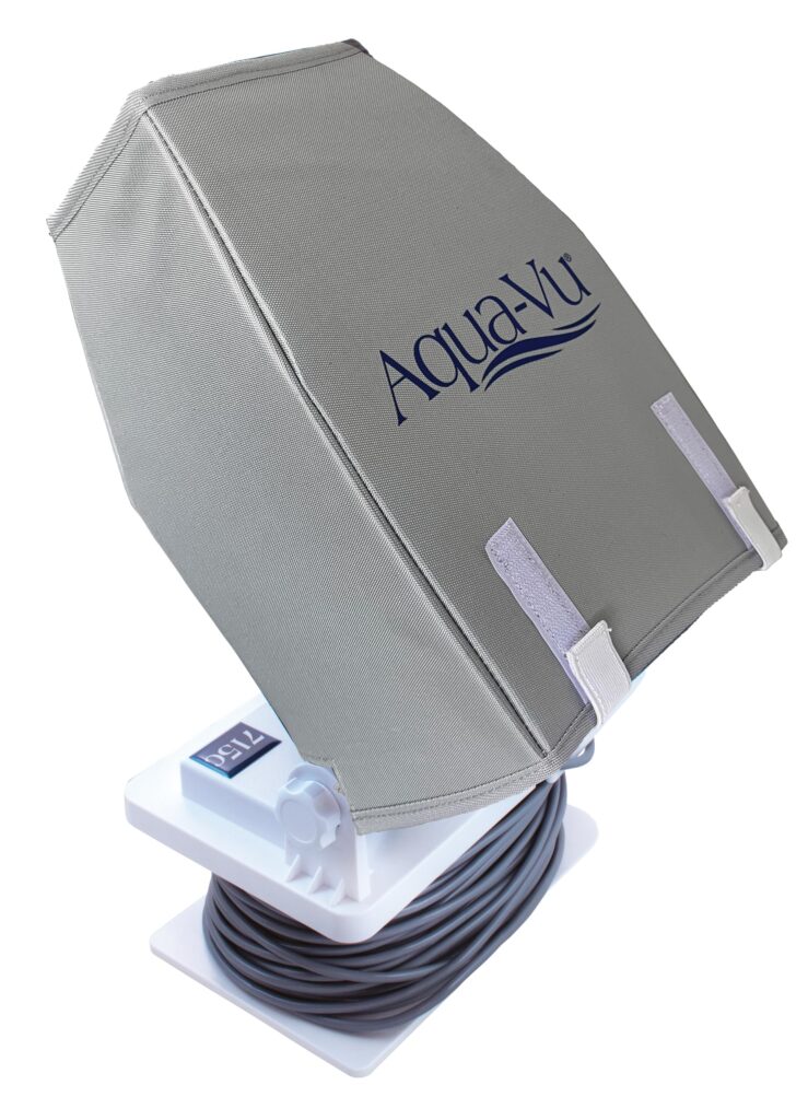 Upgraded Aqua-Vu AV 715C Underwater Fishing Camera – 7" Color Monitor, 75' Cable, White Monitor/Shuttle, Stainless Steel XD Camera, XD Trolling Fin, Sunshield – Ideal for Ice, Saltwater, Freshwater - Image 7