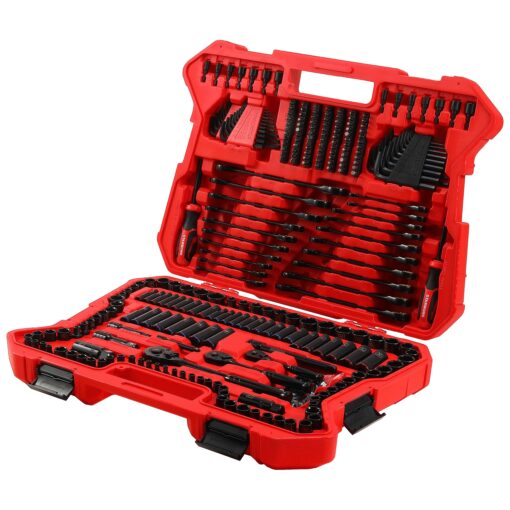 STARWORK TRUE MECHANIC 303-Piece Mechanics Tool Set, 120T Ratcheting Wrench, Professional, SAE/Metric