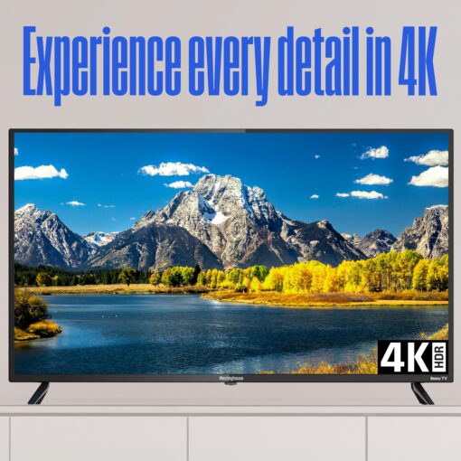 Westinghouse Roku TV - 43 Inch Smart Television, 4K UHD LED with Wi-Fi Connectivity and Mobile App, Flat Screen Compatible with Apple Home Kit, Alexa and Google Assistant - Image 8