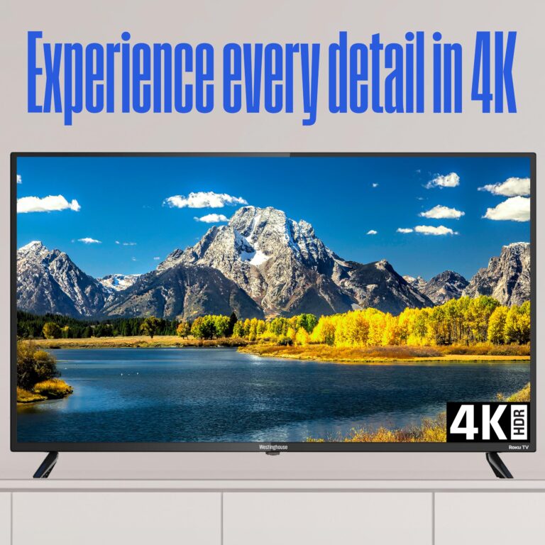 Westinghouse Roku TV - 43 Inch Smart Television, 4K UHD LED with Wi-Fi Connectivity and Mobile App, Flat Screen Compatible with Apple Home Kit, Alexa and Google Assistant - Image 8