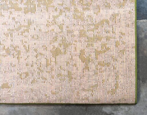 Unique Loom Estrella Collection Abstract, Modern, Light Colors, Distressed Area Rug, 8 ft x 11 ft, Blue/Beige - Image 2