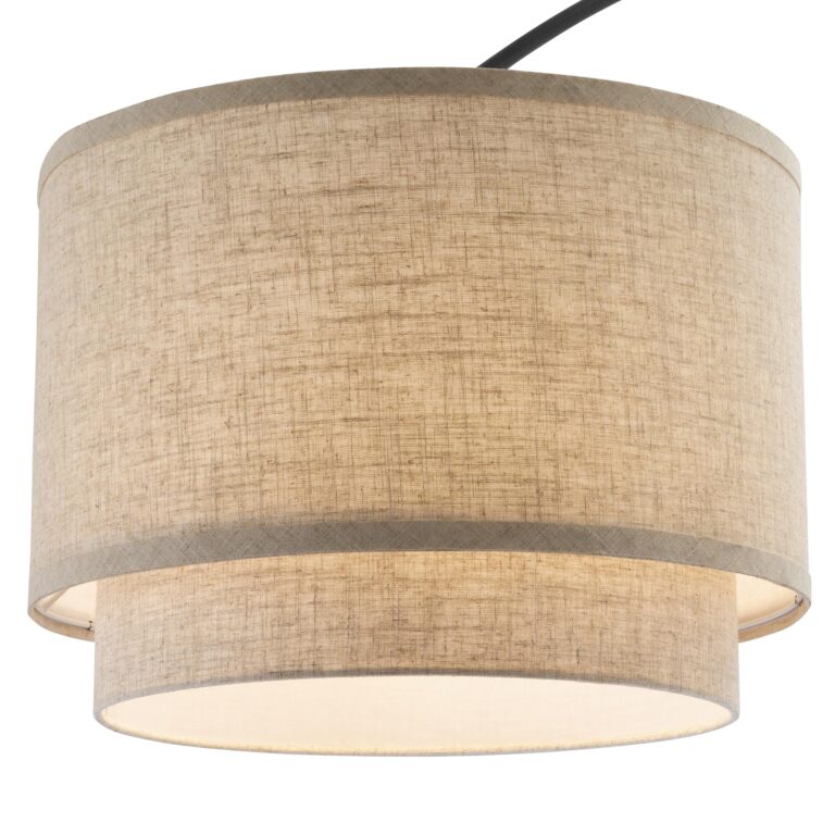 Major-Q Arc Floor Lamp Modern 81" Tall Standing Lamps for Living Room - Stand Up Arching Lamp (6938DS-BEIGE) - Image 2