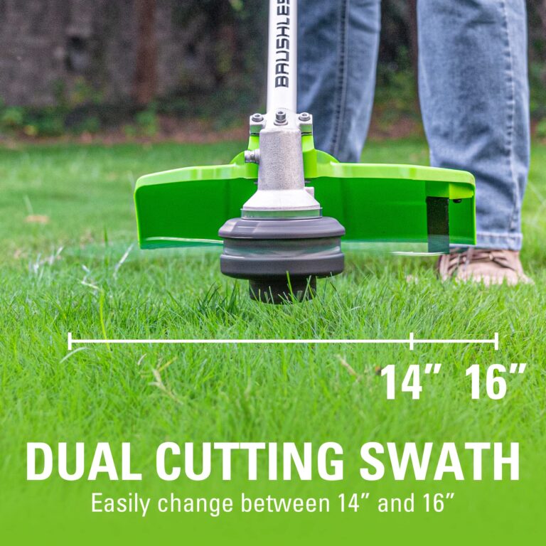Greenworks 40V Brushless String Trimmer (Attachment Capable) + Brushless Blower Combo Kit, 4.0Ah Battery and Charger Included - Image 9