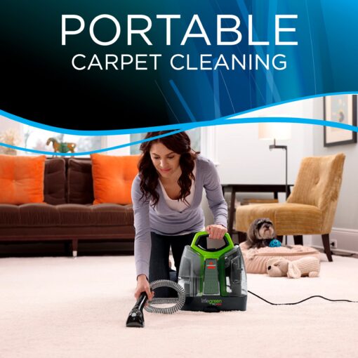 Bissell Little Green Original ProHeat Machine - Portable Carpet & Upholstery Steam Cleaner - Image 6