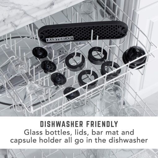 Bartesian Premium Cocktail and Margarita Machine for the Home Bar with Push-Button Simplicity and an Easy to Clean Design (55300) (Renewed) - Image 3