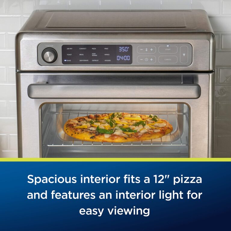 Oster Digital Air Fryer Oven with RapidCrisp, Stainless Steel, 12-Function Countertop Oven with Convection,Silver - Image 2