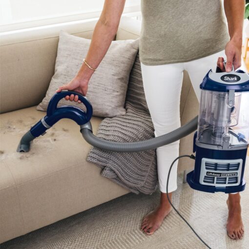Shark NV360 Navigator Lift-Away Deluxe Upright Powerful Suction Vacuum for Hardwood Floor, Carpet, Muti-Surface Spotless Cleaning with Large Dust Cup Capacity, Swivel Steering, Blue (Renewed) - Image 6