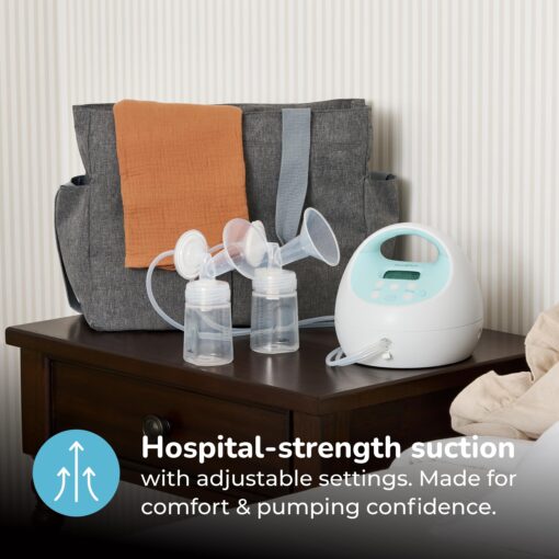 Spectra Baby S1 Plus Premier Rechargeable Breast Pump with Grey Tote Premium Accessory Kit - 28 mm - Image 7