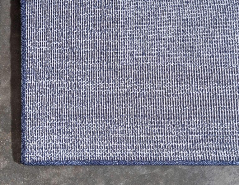 Unique Loom Del Mar Collection Area Rug - Abigail (10' x 13' Rectangle, Navy Blue/ Blue) - Image 2