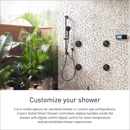 Moen Smart Shower 2-Outlet Digital Thermostatic Shower Valve with 1/2" Connections, S3102 - Image 6