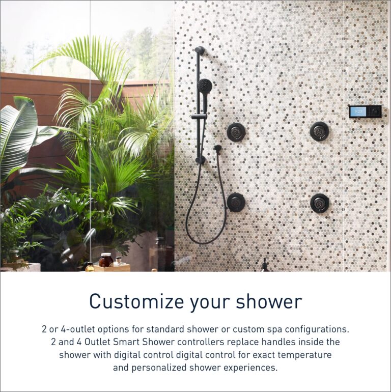Moen Smart Shower 2-Outlet Digital Thermostatic Shower Valve with 1/2" Connections, S3102 - Image 6