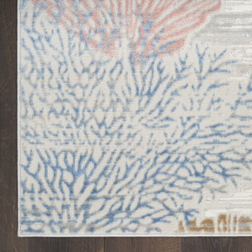 Nourison Pompeii Multicolor 7'10" x 9'10" Area Rug Easy Clean, Non Shedding, Bed Room, Living Room, Dining Room, Kitchen (8' x 10') - Image 6
