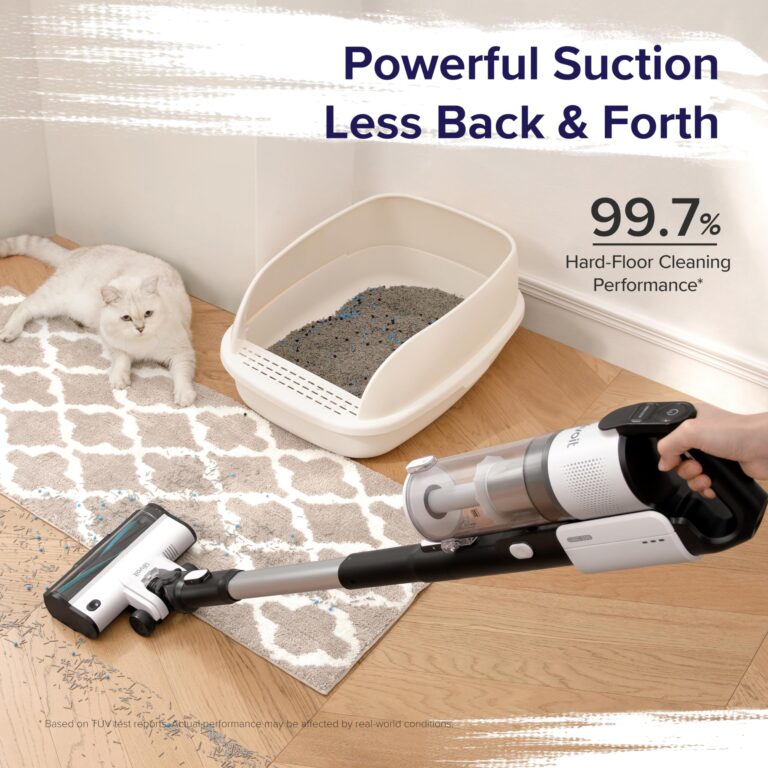 LEVOIT Cordless Vacuum Cleaner, Stick Vac with Tangle-Resistant Design, Up to 50 Minutes, Powerful Suction, Rechargeable, Lightweight, and Versatile for Carpet, Hard Floor, Pet Hair, LVAC-200 - Image 5