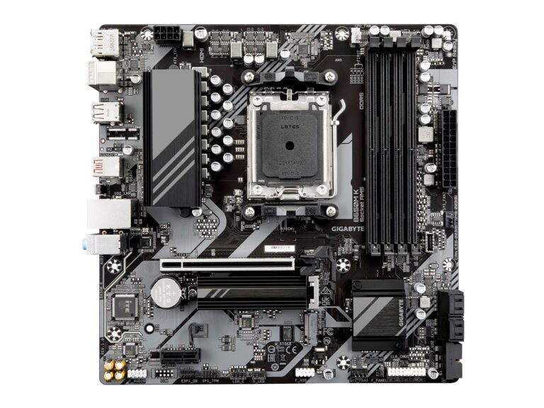 GIGABYTE B650M K (AM5/ LGA 1718/ AMD/ B650/ Micro-ATX/ 5-Year Warranty/ DDR5/ 2X PCIe 4.0 M.2/ PCIe 4.0/ USB 3.2 Gen2 Type-C/ 2.5GbE LAN/Motherboard) - Image 4