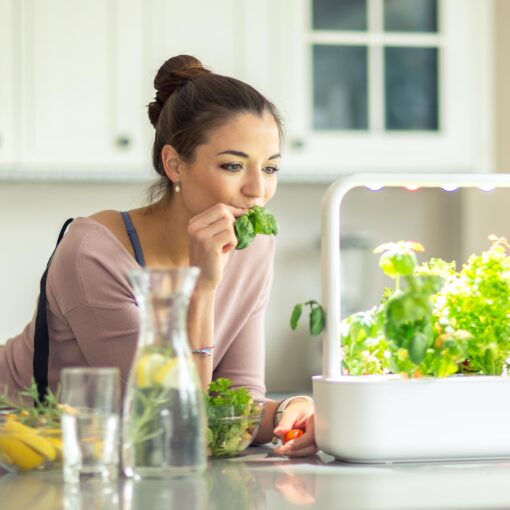 Click and Grow Smart Garden 9 PRO w/Bluetooth | App and Touch Controlled Indoor Garden | Easier Than a Hydroponics Growing System | Herb & Vegetable Garden Starter Kit w/ 9 Plant Pods - Image 3