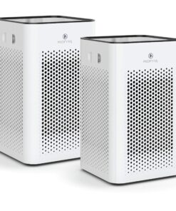 Medify MA-25 Air Purifier with True HEPA H13 Filter | 825 ft² Coverage in 1hr for Allergens, Smoke, Wildfires, Odors, Pollen, Pet Dander | Removal to 0.1 Microns | White, 2-Pack