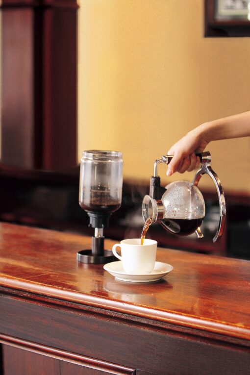 TWINBIRD siphon coffee maker dark brown CM-D853BR - Image 5