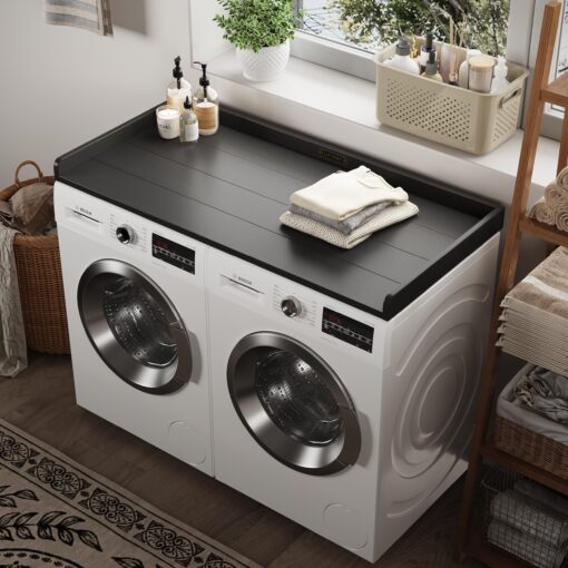 ClimbHope Washer Dryer Countertop HDPE No Installation - Washer and Dryer Topper Covers for The Top Laundry Room Organization and Storage Waterproof - Image 2