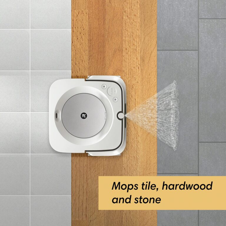 iRobot Braava Jet M6 (6110) Ultimate Robot Mop- Wi-Fi Connected, Precision Jet Spray, Smart Mapping, Works with Alexa, Ideal for Multiple Rooms, Recharges and Resumes, White - Image 9