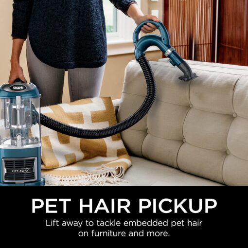 Shark Upright Vacuum, Navigator Lift-Away with Self-Cleaning Brushroll, HEPA Filter, Swivel Steering, Upholstery Tool & Pet Crevice Tool, Perfect for Pets & Multi-Surface, Teal, ZU503AMZ - Image 7