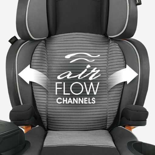 Chicco KidFit Zip Air Plus 2-in-1 Belt Positioning Booster Car Seat - Q Collection - Image 7