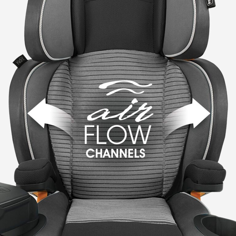 Chicco KidFit Zip Air Plus 2-in-1 Belt Positioning Booster Car Seat - Q Collection - Image 7