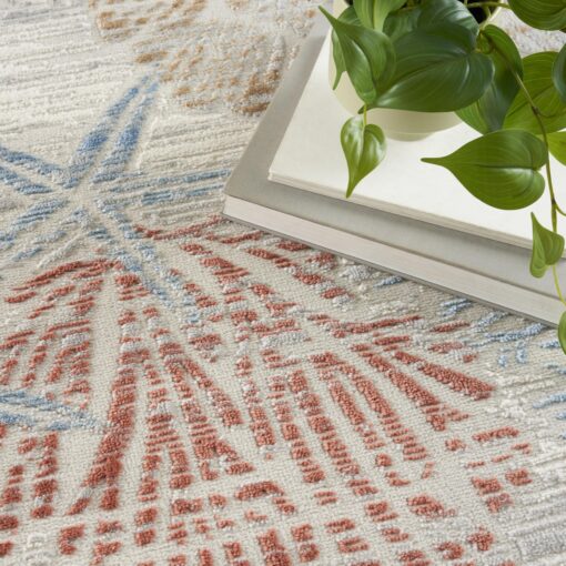 Nourison Pompeii Multicolor 7'10" x 9'10" Area Rug Easy Clean, Non Shedding, Bed Room, Living Room, Dining Room, Kitchen (8' x 10') - Image 7