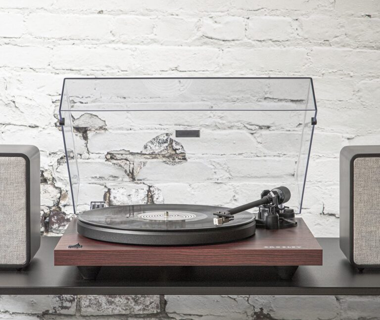 Crosley C6B-MA Belt-Drive Bluetooth Turntable Record Player with Adjustable Tone Arm, Mahogany - Image 2