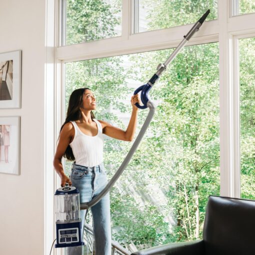 Shark NV360 Navigator Lift-Away Deluxe Upright Powerful Suction Vacuum for Hardwood Floor, Carpet, Muti-Surface Spotless Cleaning with Large Dust Cup Capacity, Swivel Steering, Blue (Renewed) - Image 7
