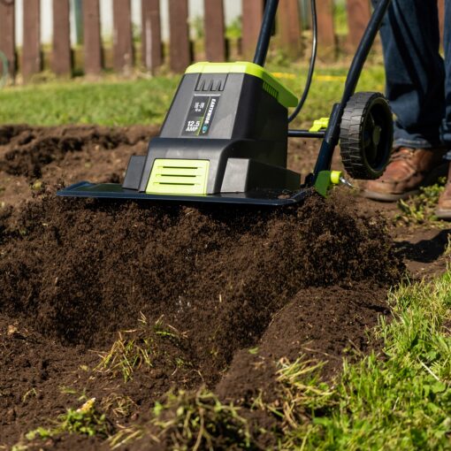 Earthwise Power Tools by ALM TC70125EW Tiller, 16-Inch, 12.5-Amp, Black - Image 5