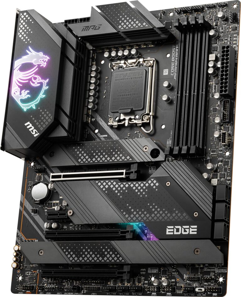 MSI MPG Z690 Edge WiFi DDR4 Gaming PC Motherboard (ATX, 12th Gen Intel Core, LGA 1700 Socket, DDR4, PCIe 4, CFX, M.2 Slots, Wi-Fi 6E) Intel Computer Motherboards (Renewed) - Image 6