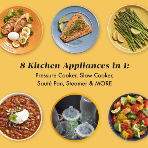 Crock-Pot 8-Quart Multi-Use XL Express Crock Programmable Slow Cooker and Pressure Cooker with Manual Pressure, Boil & Simmer, Stainless Steel - Image 7