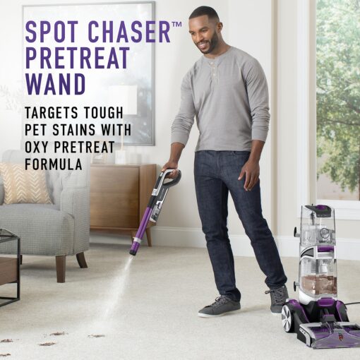 Hoover SmartWash Pet Automatic Carpet Cleaner Machine with Spot Chaser Wand and Storage Mat, Deep Cleaning Carpet Shampooer Machine, Pair with a Hoover Carpet Cleaner Solution - Image 6