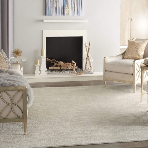 Nourison Essentials Indoor/Outdoor Ivory Beige 9' x 12' Area Rug, Easy Cleaning, Non Shedding, Bed Room, Living Room, Dining Room, Backyard, Deck, Patio (9x12)