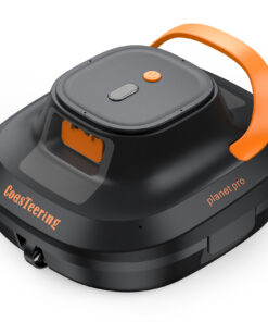 CoasTeering Cordless Robotic Pool Vacuum Cleaner, Robot Pool Vacuum for Above Ground Pools, with 120 Mins Runtime, Dual Brushless Motors, Ideal for Swimming Pools up to 1292 Sq.Ft